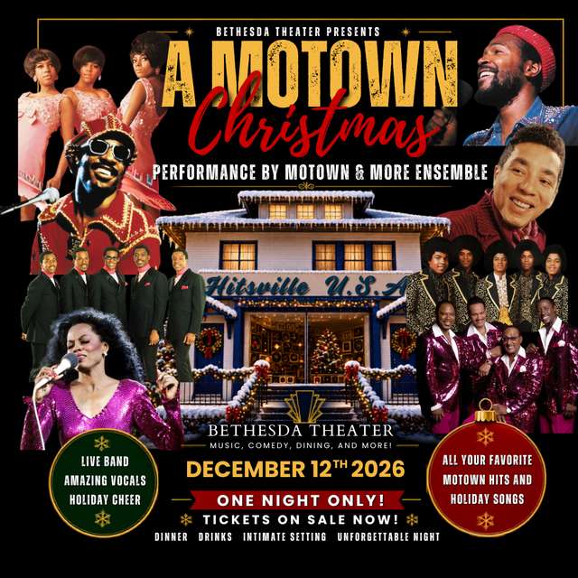 A Motown Christmas 2026 live concert poster